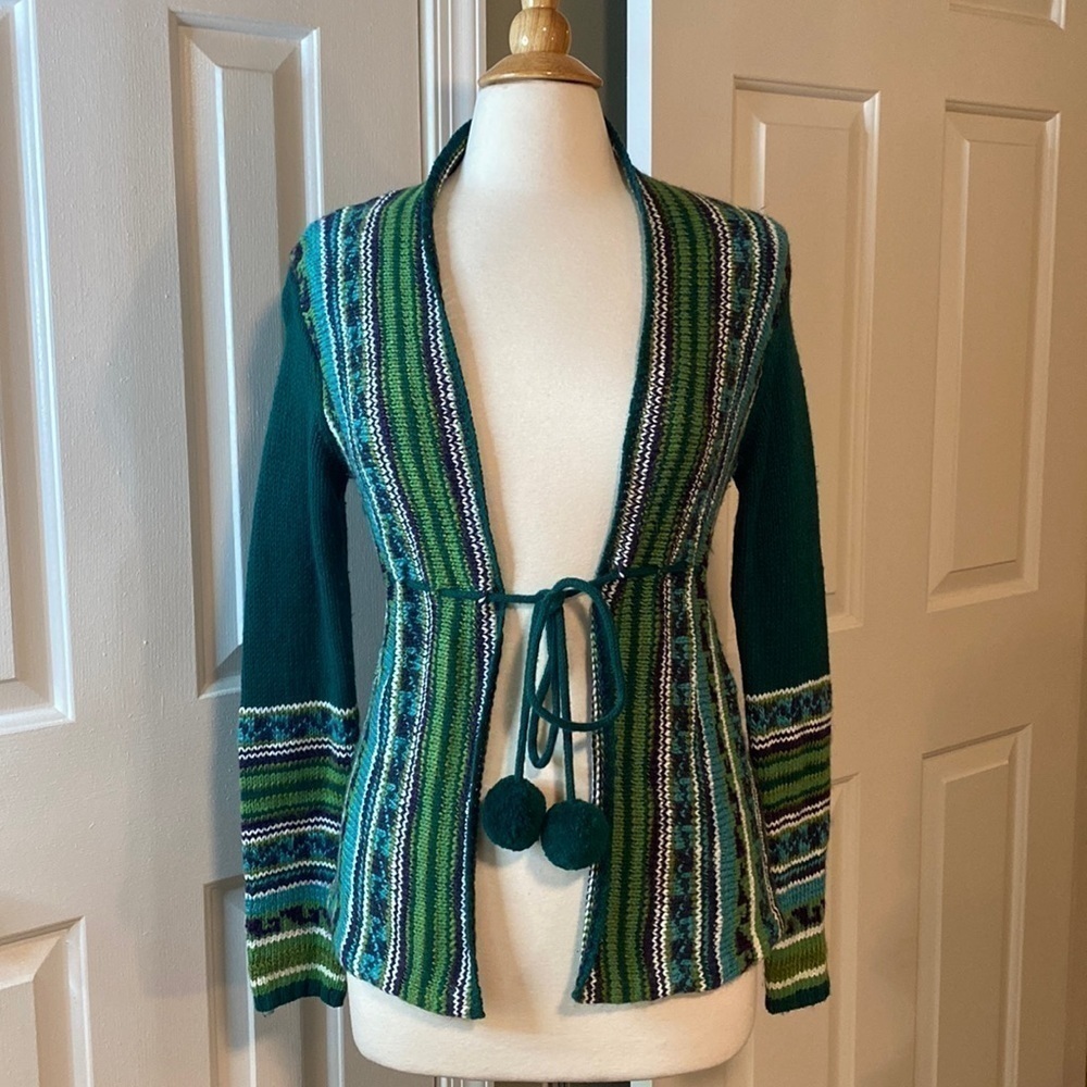 NWOT Old Navy Green Knit Sweater Size Small